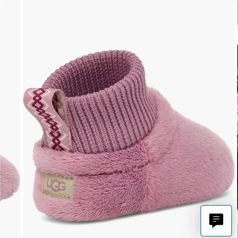 UGG Pink Baby Booties - Picture 2 of 5
